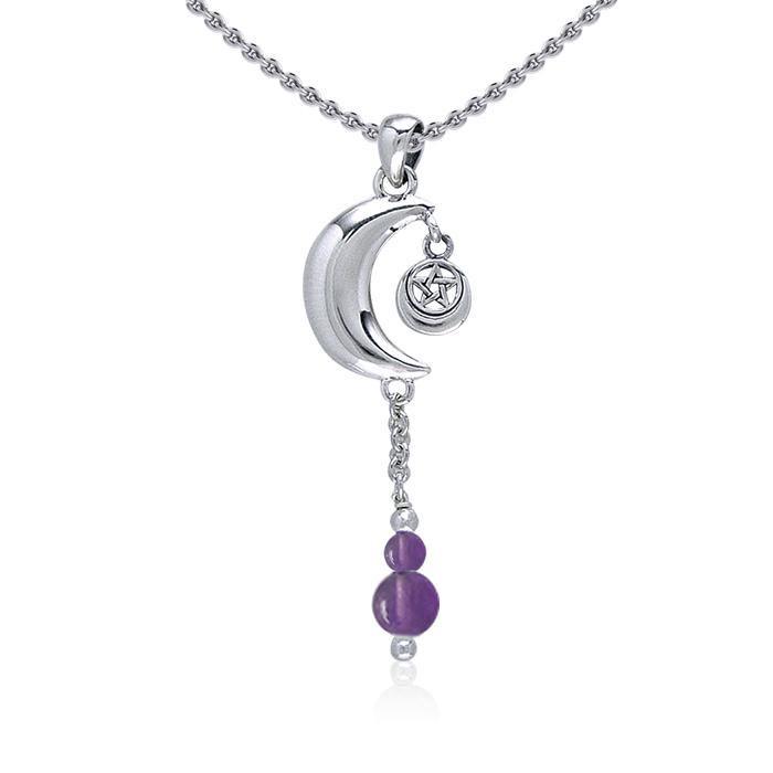 Moon the star sterling silver pendant TP3435 Pendant
