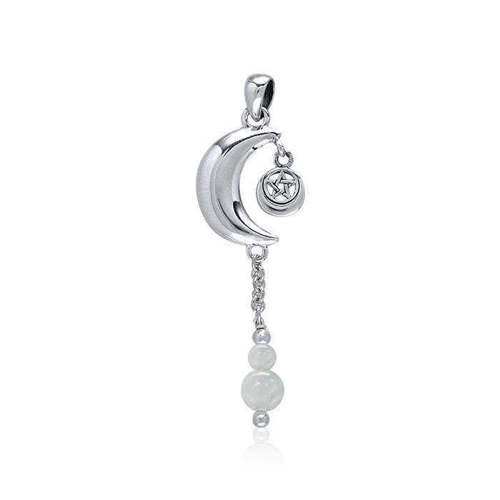 Moon the star sterling silver pendant TP3435 Pendant