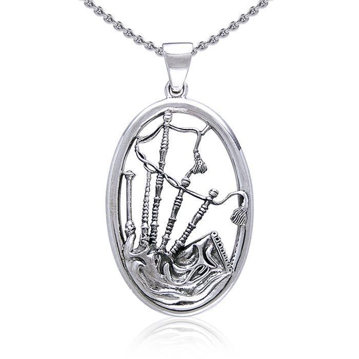 TP3443 Bagpipes Pendant