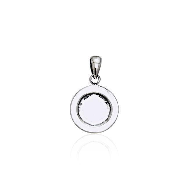 Coffee cup saucer Silver Pendant TP447 Pendant