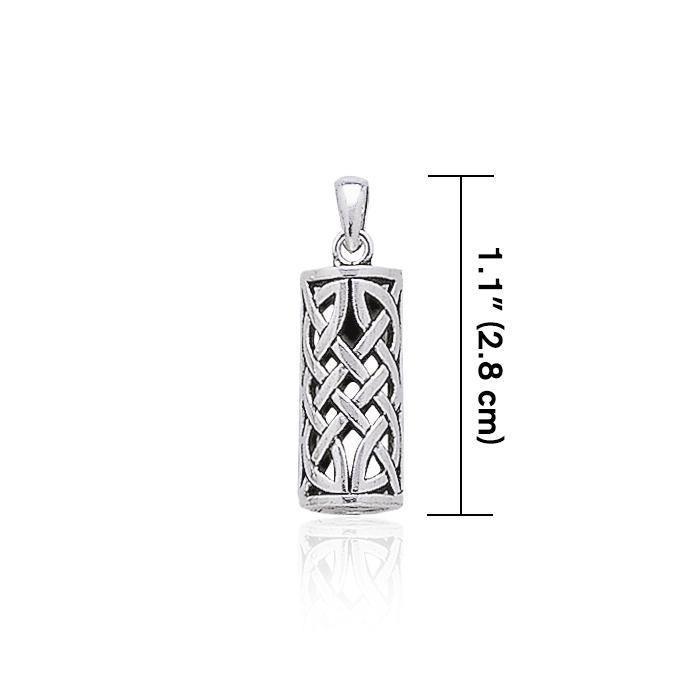 Celtic Rectangle Silver Pendant TP541 Pendant