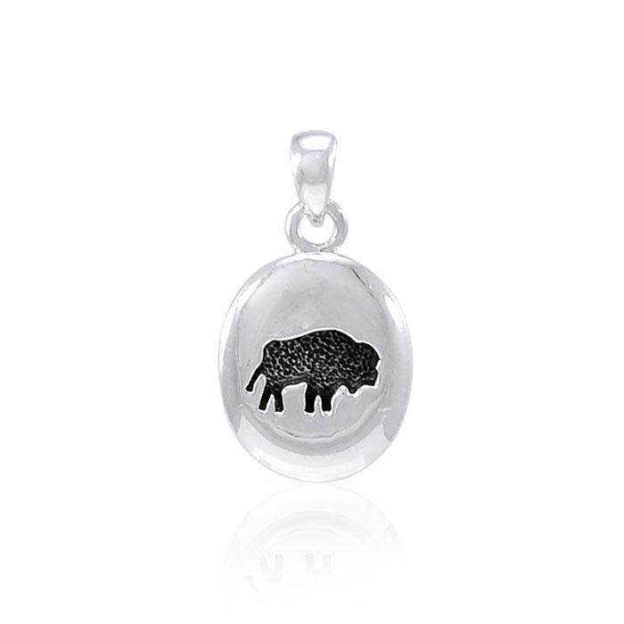 Bison Sterling Silver Pendant TP663 Pendant