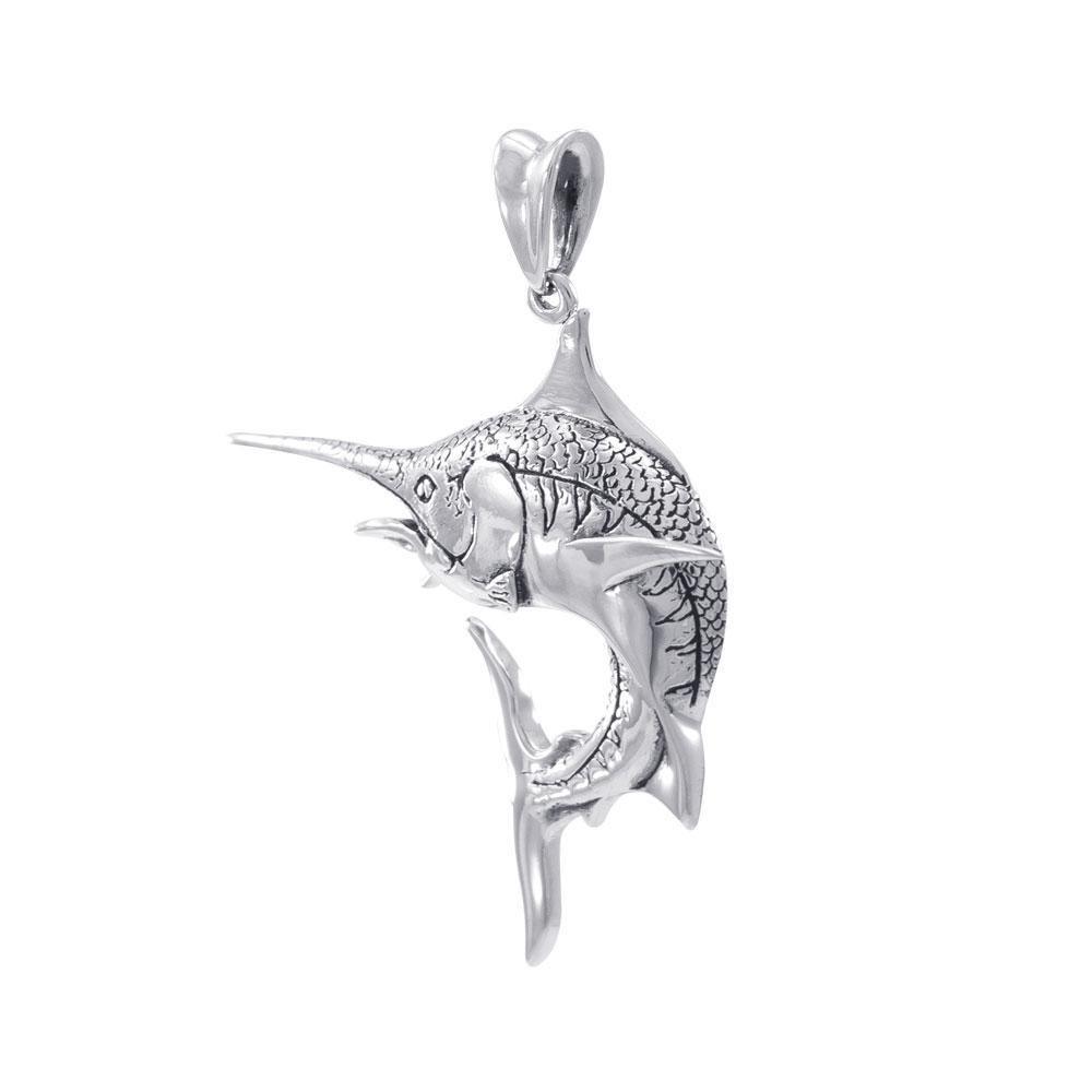 Marlin Sterling Silver Pendant TP688 Pendant