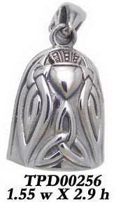 Celtic Knot Claddagh Bell Pendant TPD256 - peterstone.dropshipping