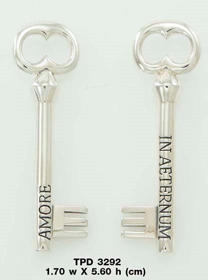 Amor in Aeternum Eternal Love Key Pendant TPD3292 - peterstone.dropshipping