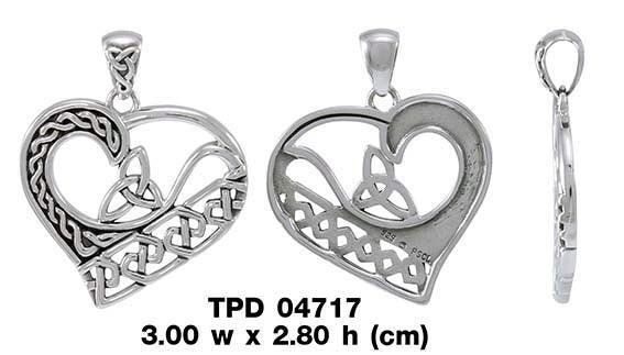 Celtic Heart Pendant TPD4717 - peterstone.dropshipping