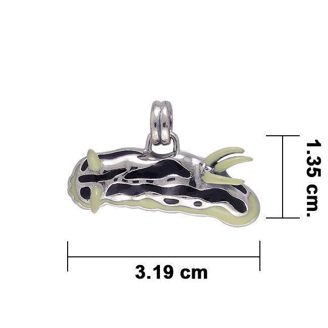 Nudibranch Sterling Silver Pendant TPD093 - peterstone.dropshipping