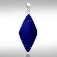 Lozenge Cabochon Silver Pendant TPD1011 Pendant