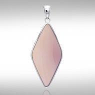 Lozenge Cabochon Silver Pendant TPD1011 Pendant