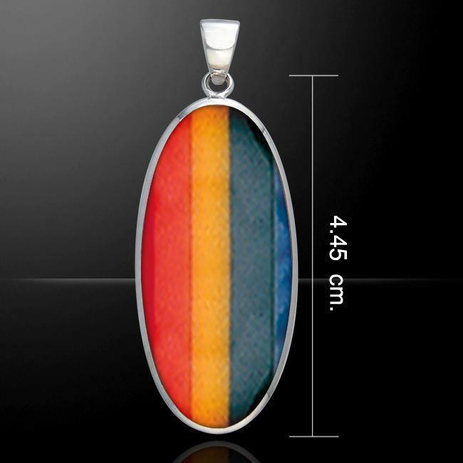 Oval Cabochon Silver Pendant TPD110 Pendant