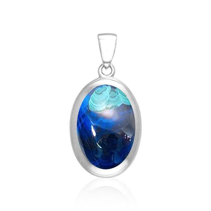 Oval Cabochon Silver Pendant TPD138 Pendant