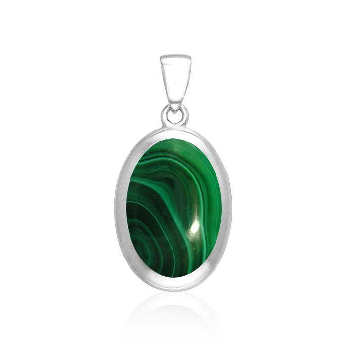 Oval Cabochon Silver Pendant TPD138 Pendant