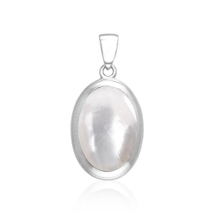 Oval Cabochon Silver Pendant TPD138 Pendant