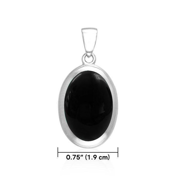 Oval Cabochon Silver Pendant TPD138 Pendant