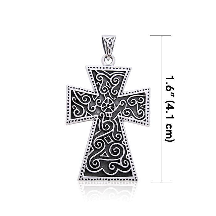 Spiral Triskele Cross Pendant TPD1710 Pendant