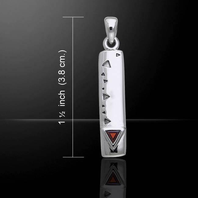 Power Triangle Silver Pendant TPD193