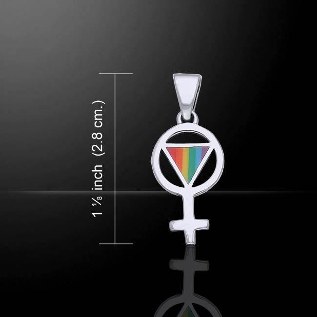 Venus LGBTQ Rainbow Pendant TPD268