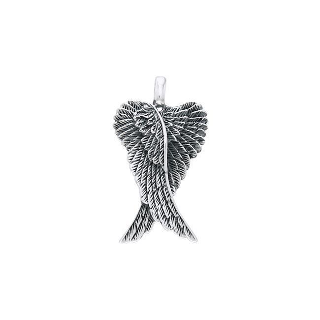 Angel Wings Silver Pendant TPD2934 Pendant