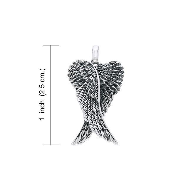 Angel Wings Silver Pendant TPD2934 Pendant