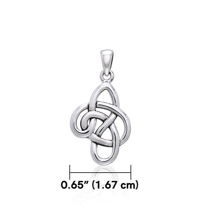 The Celtic Knot Sterling Silver Pendant TPD3033 Pendant