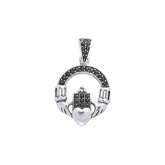 Celtic Claddagh Gemstone Pendant TPD3043