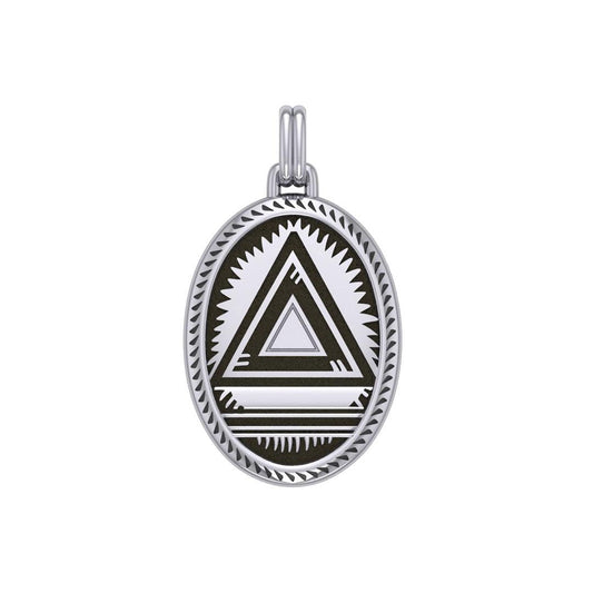 System Energy Symbol Silver Pendant TPD3172 - peterstone.dropshipping