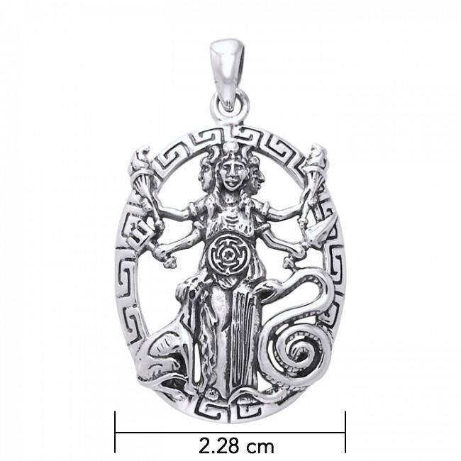 Hecate Goddess Silver Pendant TPD3179 - peterstone.dropshipping