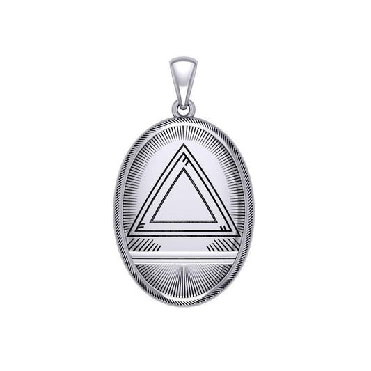 System Energy Symbol Silver Small Pendant TPD3316 - peterstone.dropshipping