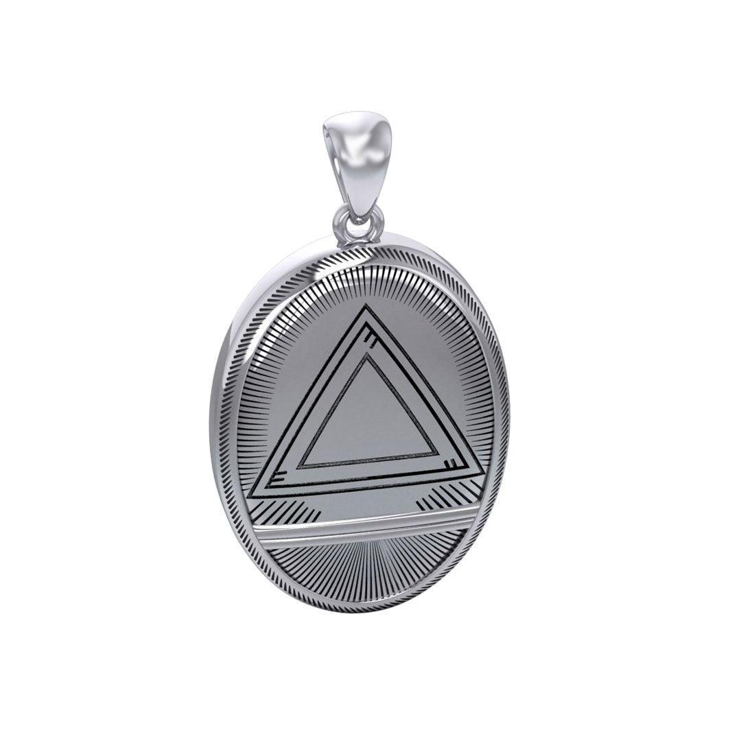 System Energy Symbol Silver Small Pendant TPD3316 - peterstone.dropshipping