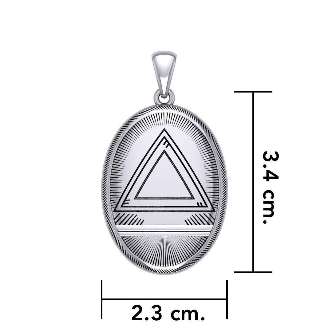 System Energy Symbol Silver Small Pendant TPD3316 - peterstone.dropshipping