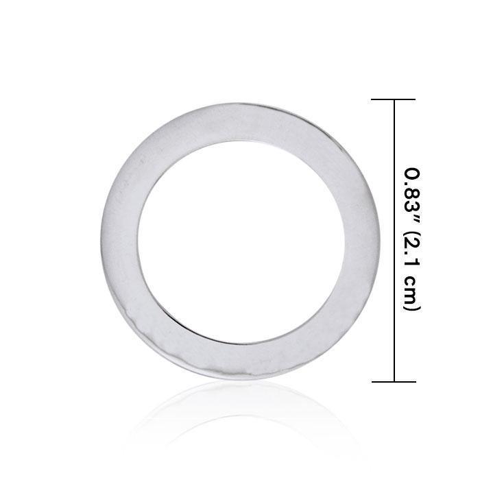 Blank Silver Disc Pendant TPD3605 Pendant