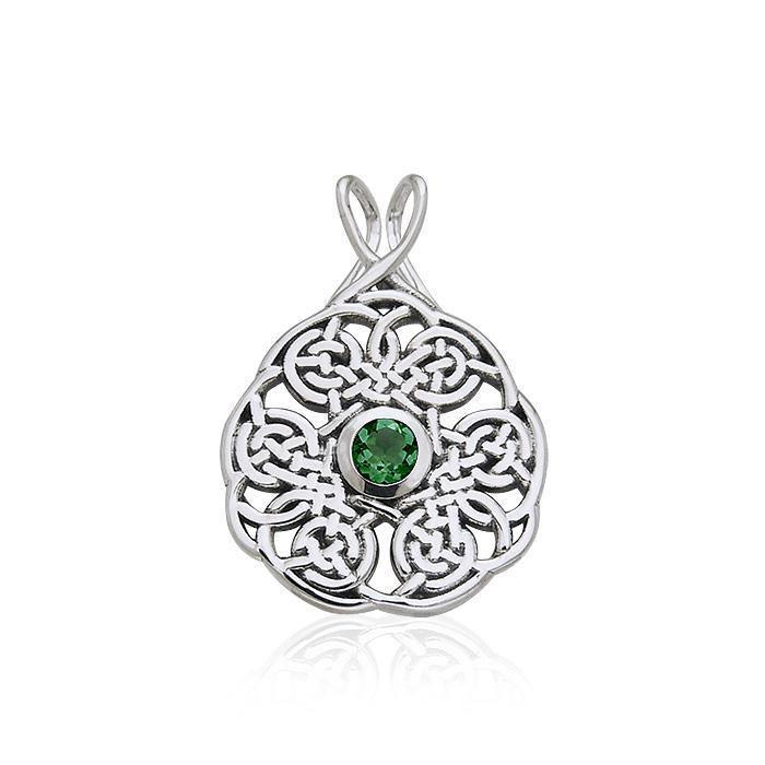 Celtic Knotwork Silver Pendant TPD373 Pendant