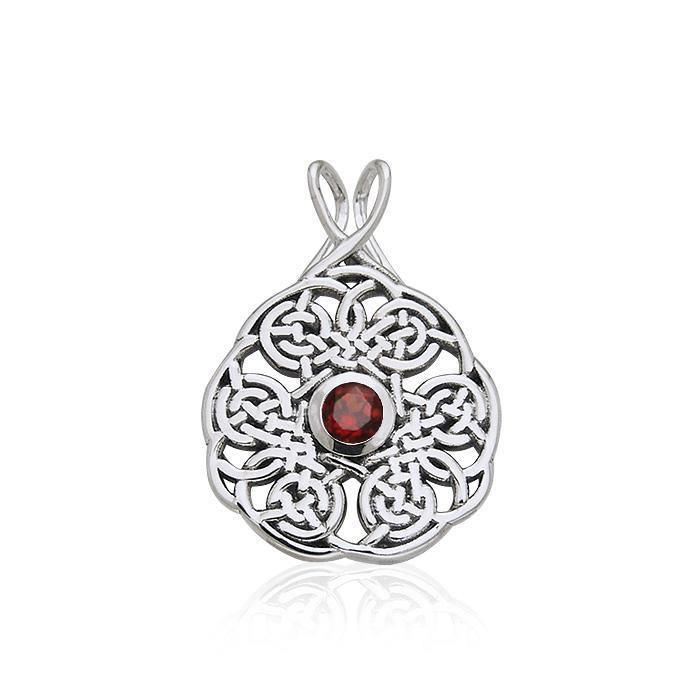 Celtic Knotwork Silver Pendant TPD373 Pendant