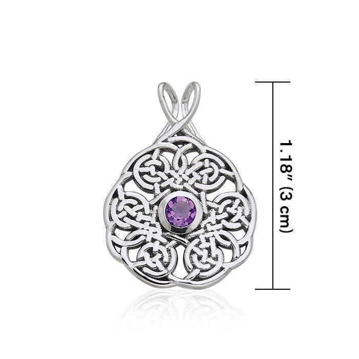 Celtic Knotwork Silver Pendant TPD373 Pendant