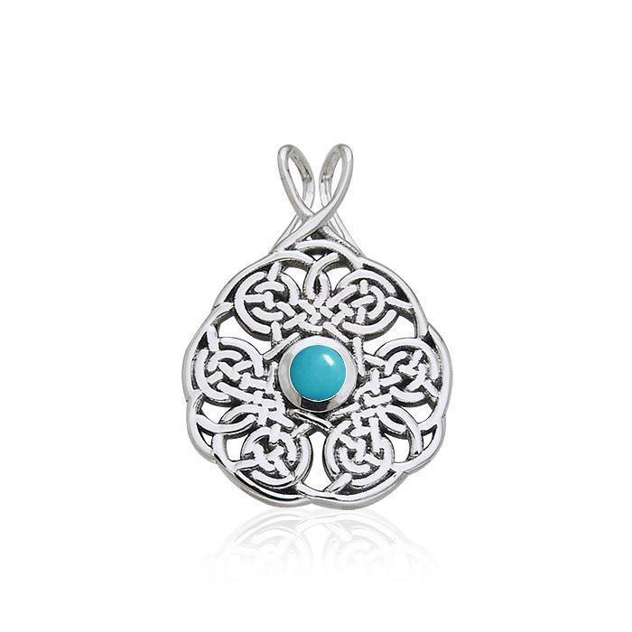 Celtic Knotwork Silver Pendant TPD373 Pendant