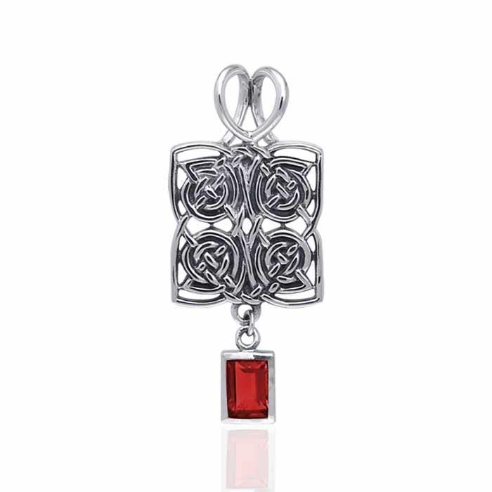 Celtic Knotwork Silver Pendant TPD380 Pendant