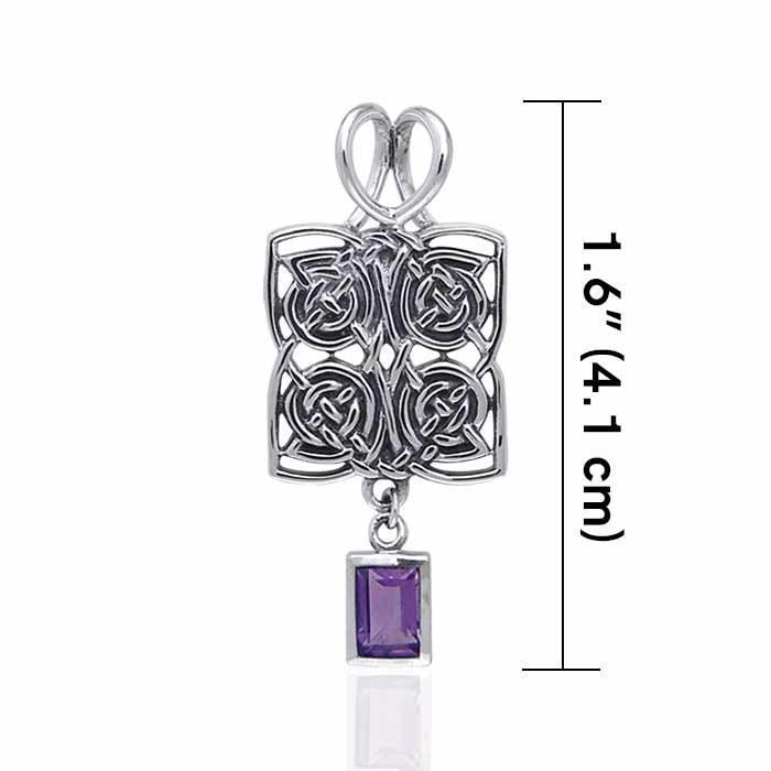 Celtic Knotwork Silver Pendant TPD380 Pendant