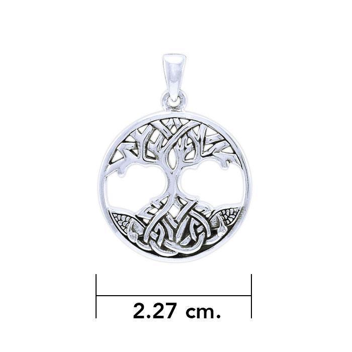 Modern Tree of Life Pendant TPD3964 - Wholesale Jewelry