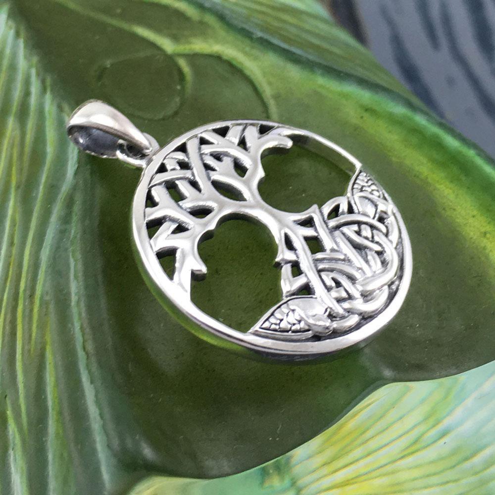 Modern Tree of Life Pendant TPD3964 - Wholesale Jewelry