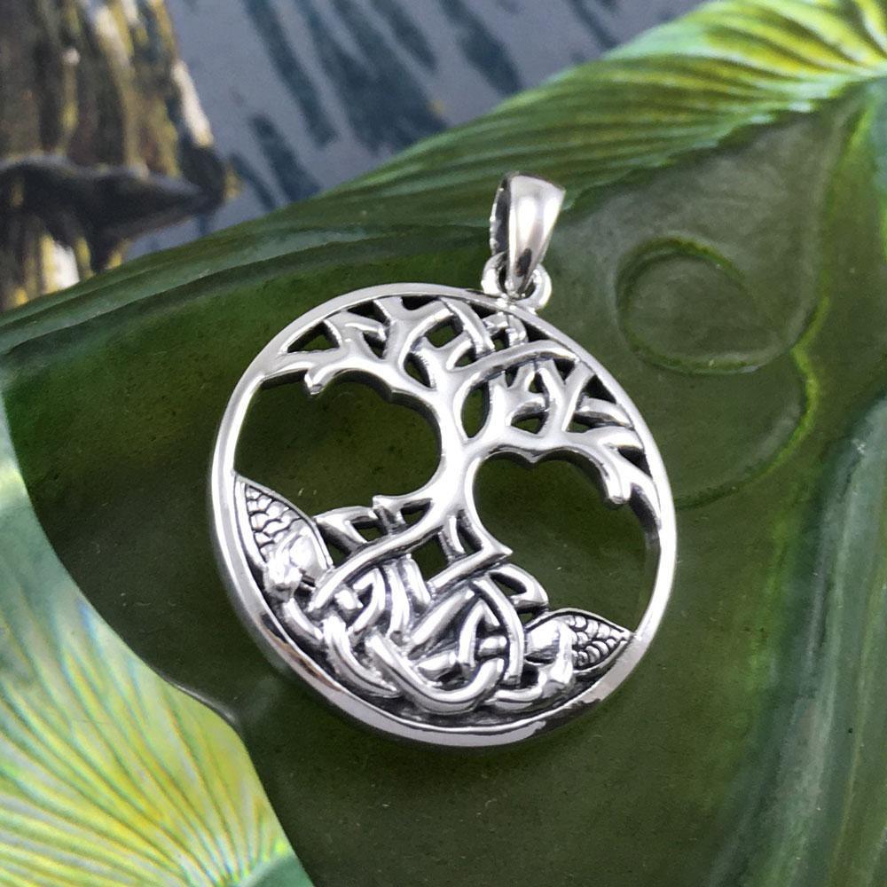 Modern Tree of Life Pendant TPD3964 - Wholesale Jewelry