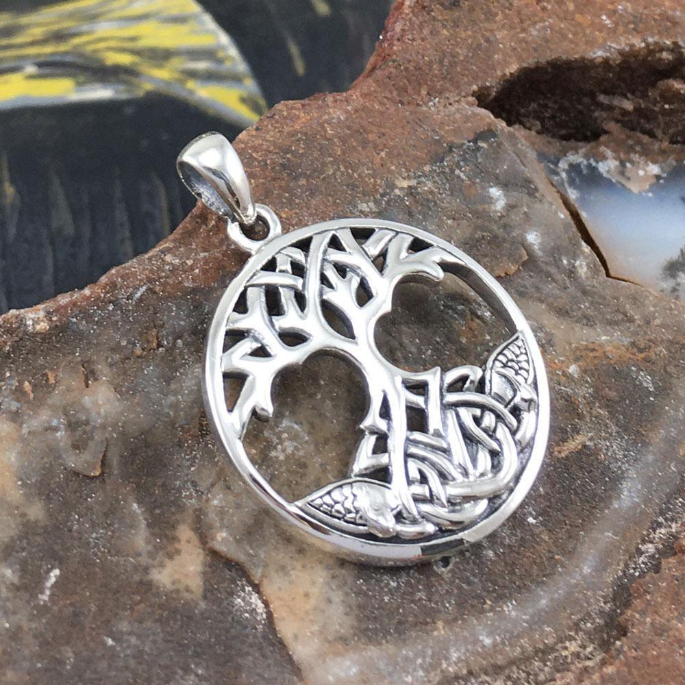 Modern Tree of Life Pendant TPD3964 - Wholesale Jewelry