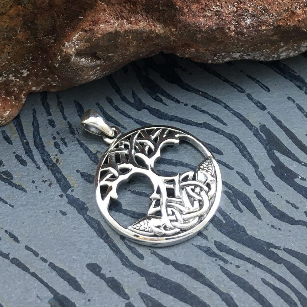 Modern Tree of Life Pendant TPD3964 - Wholesale Jewelry