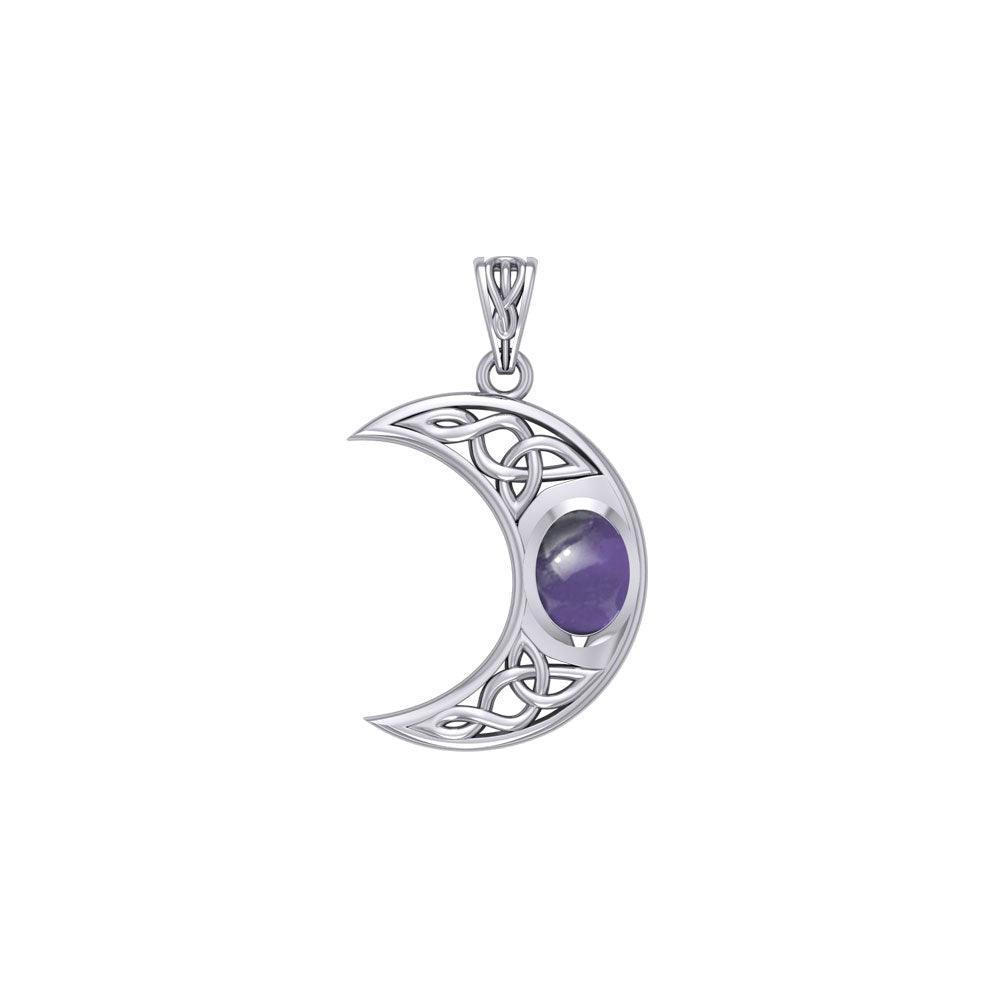 Blue Moon Silver Pendant with Gemstone TPD4056 - peterstone.dropshipping