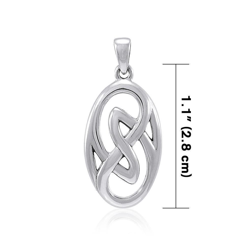 Celtic Knotwork Sterling Silver Pendant TPD4134 Pendant