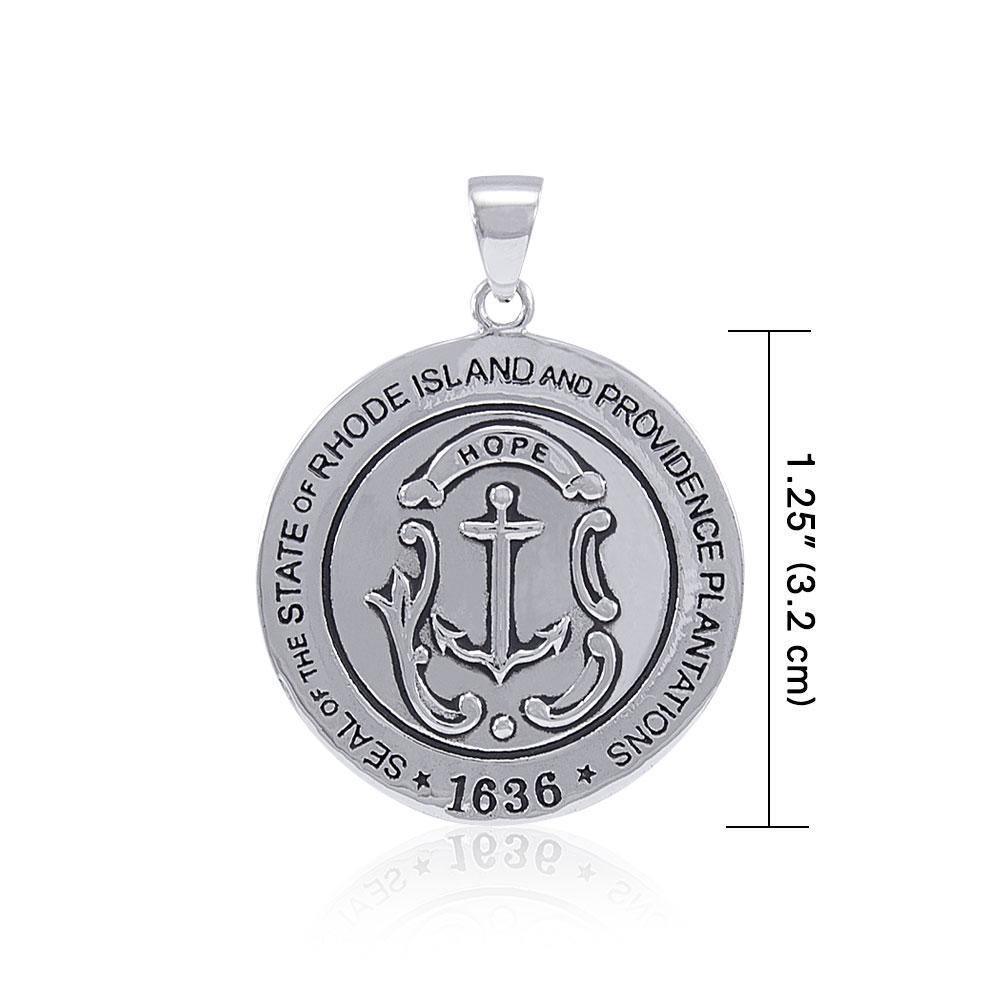 Seal of State of Rhode Island and Providence Plantations  TPD4452 Pendant