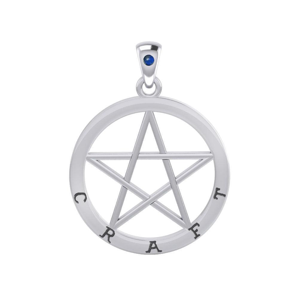 Craft Pentagram Silver Pendant TPD4508 - peterstone.dropshipping