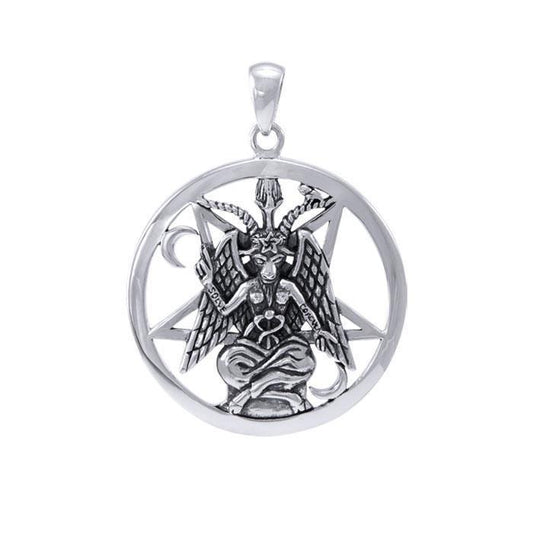 Baphomet Pentacle Pendant TPD4792 - Wholesale Jewelry