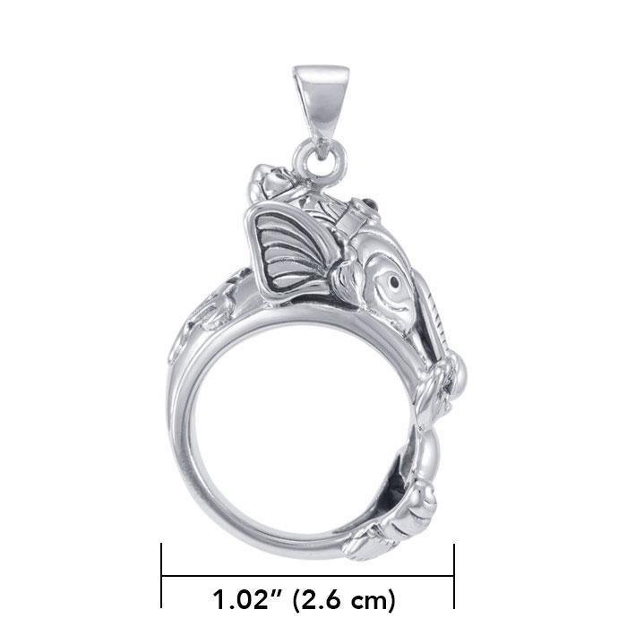 Om Ganesh Silver Pendant TPD4861 Pendant