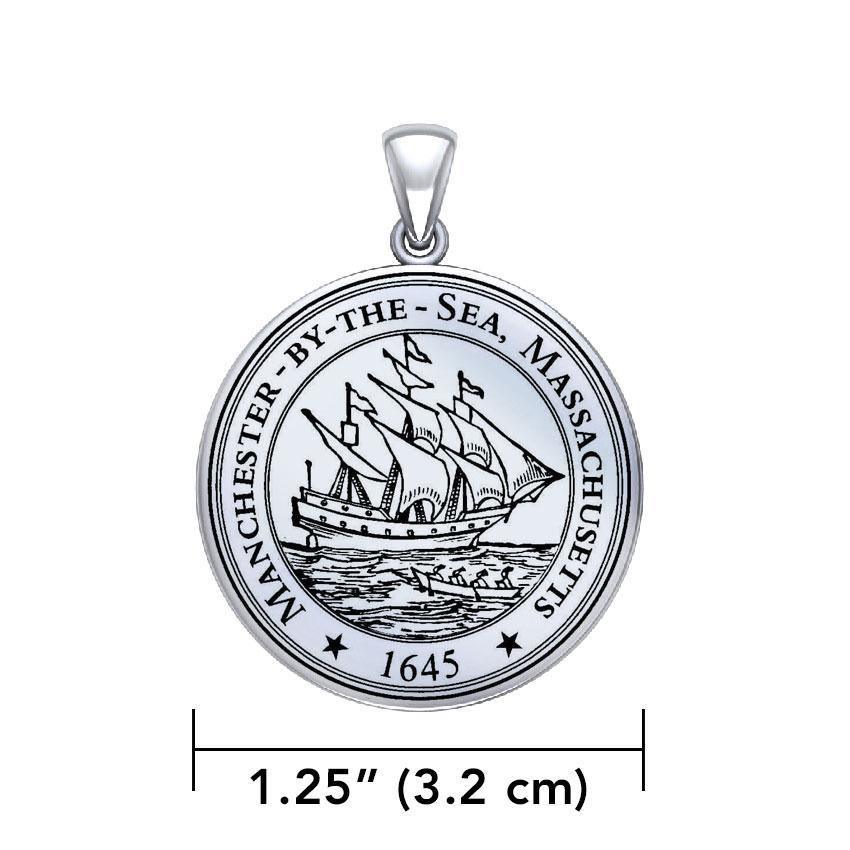 Manchester By The Sea Sterling Silver Pendant Medium Version TPD5525 Pendant