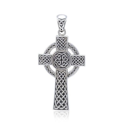 Sterling Silver Celtic Cross Pendant TPD5608 Pendant